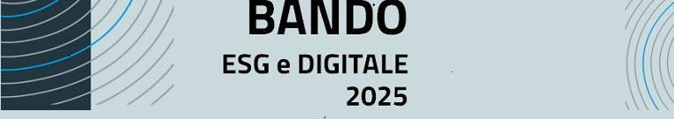 Bando ESG e DIGITALE 2025 - Camera di Commercio di Trento